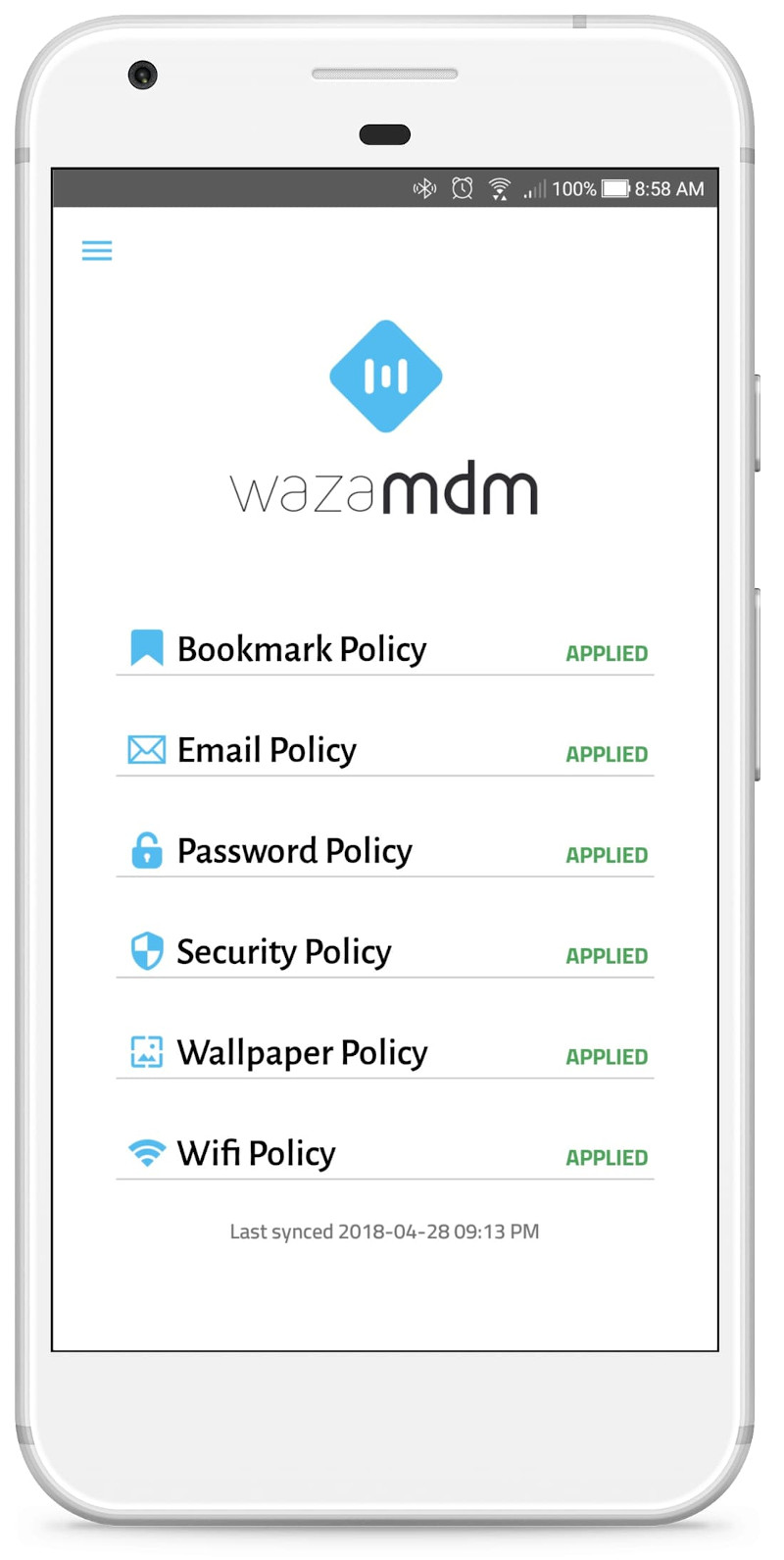 Mobile Device Management - WaZa Device Policy Controller