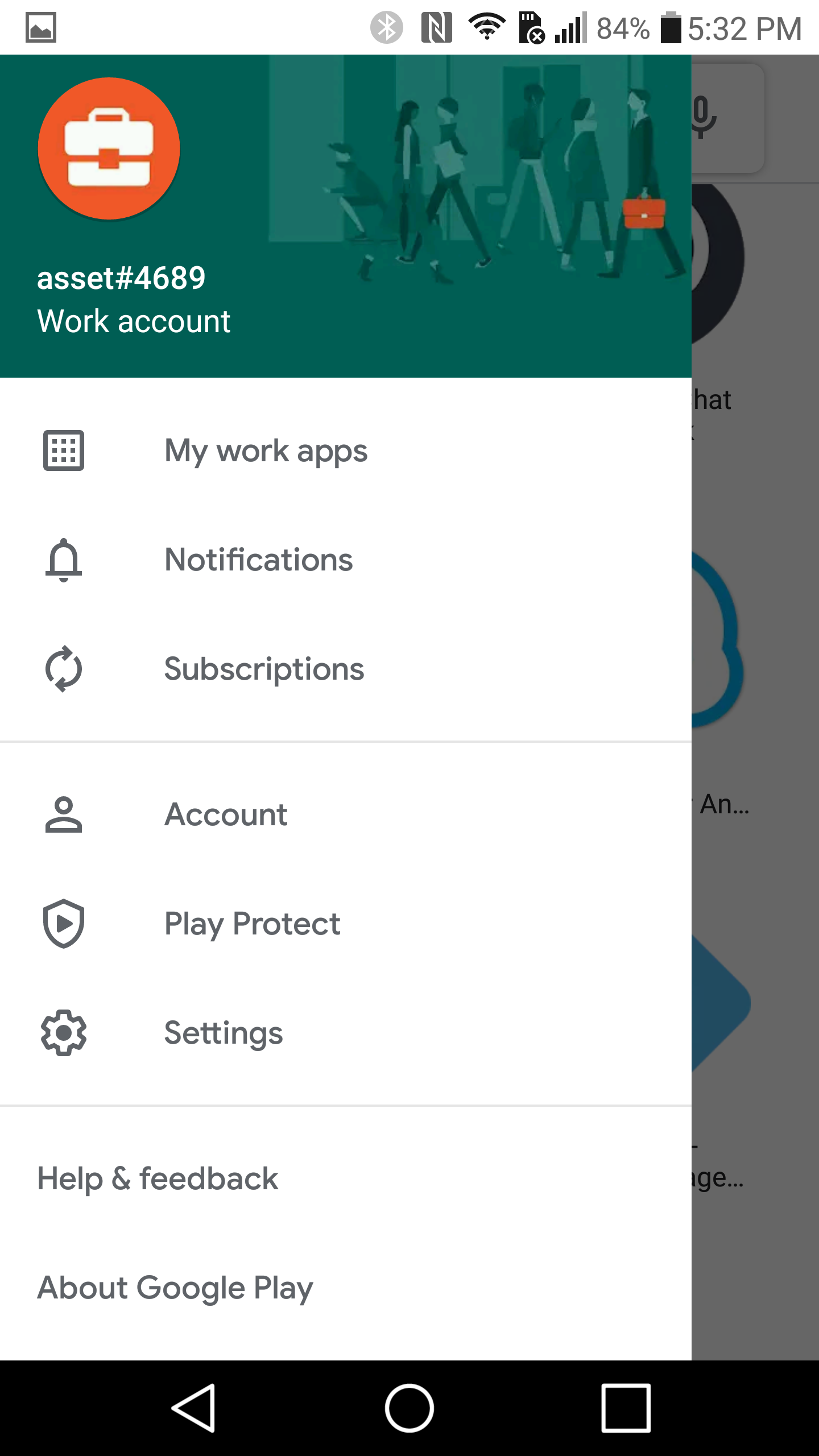 Managed Google Play Account Setup